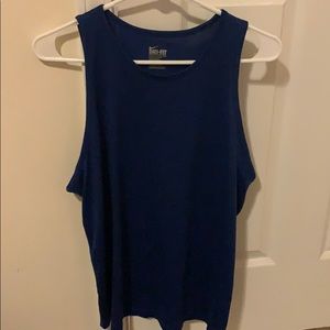Blue Nike workout tank